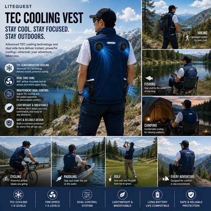 LITEGUEST TEC Cooling Vest | Advanced Semiconductor Cooling