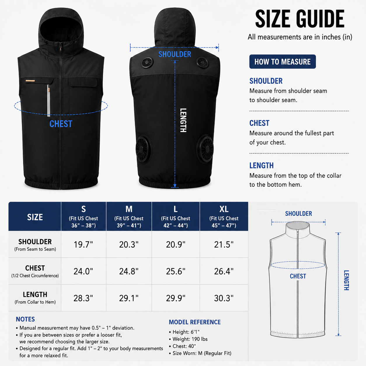 LITEGUEST Hooded TEC Cooling Vest – Dual Semiconductor Cooling