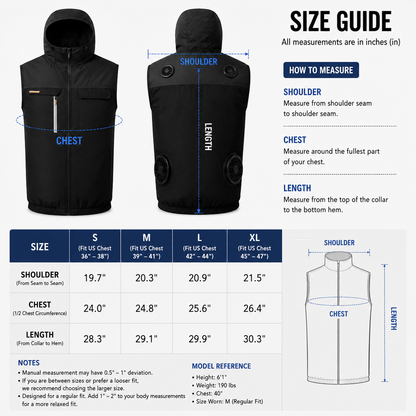 LITEGUEST Hooded TEC Cooling Vest – Dual Semiconductor Cooling
