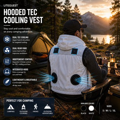 LITEGUEST Hooded TEC Cooling Vest – Dual Semiconductor Cooling