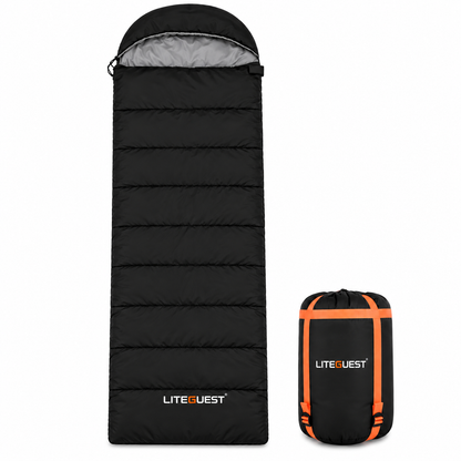 LITEGUEST USB Heated Single Sleeping Bag | Heated Camping Sleeping Bag