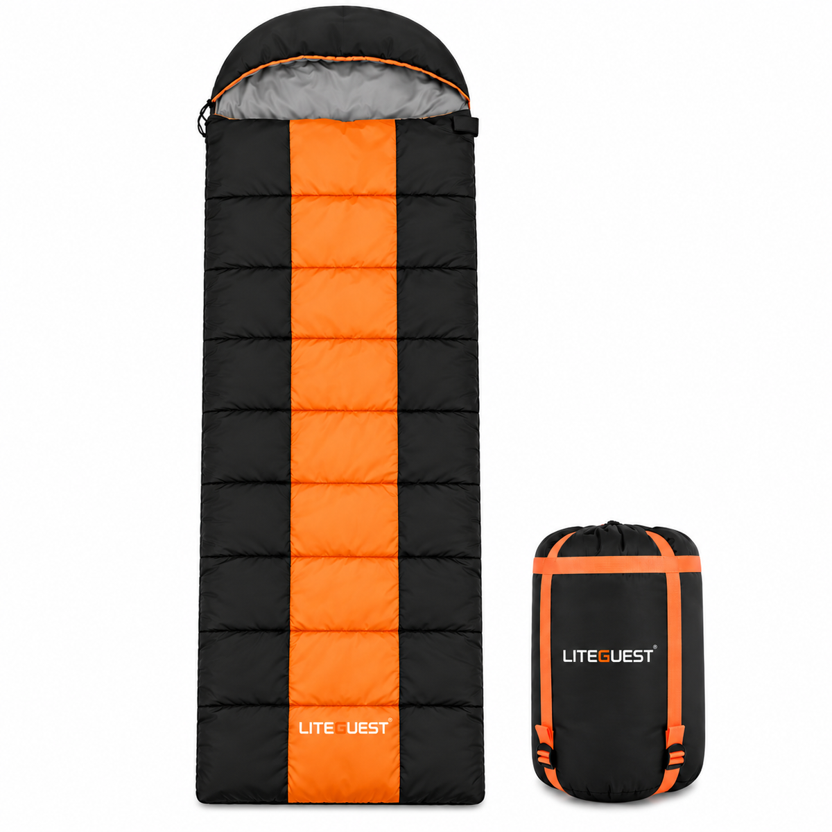 LITEGUEST USB Heated Single Sleeping Bag | Heated Camping Sleeping Bag
