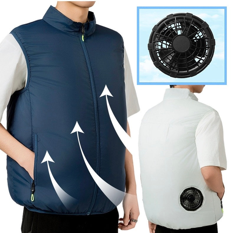 LITEGUEST UPF50 Cooling Fan Vest – Dual Fans &amp; Tactical Pockets