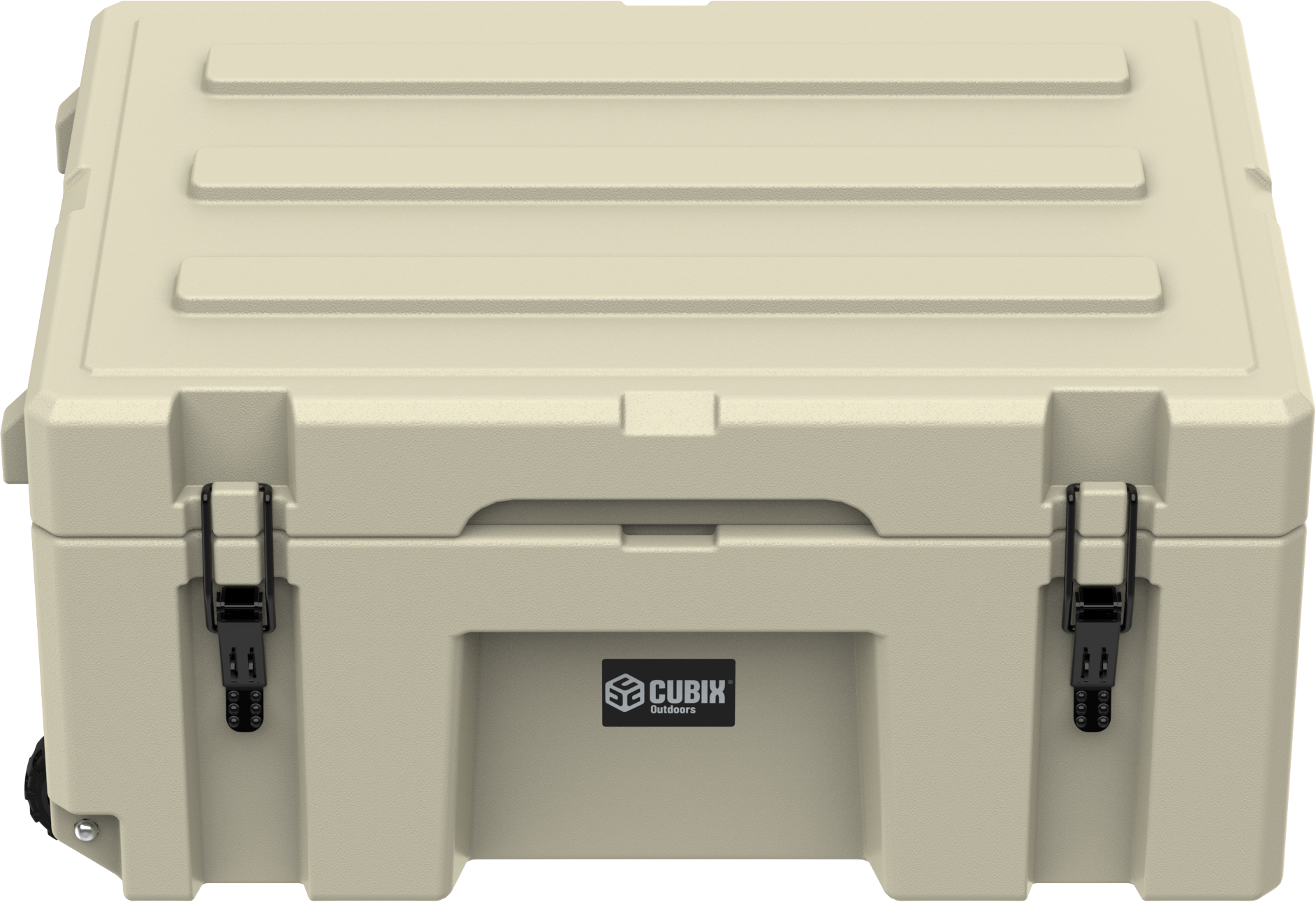 Cubix 76L Rolling Cargo Case — Wheeled Rotomolded Gear, Tool &amp; Storage Box