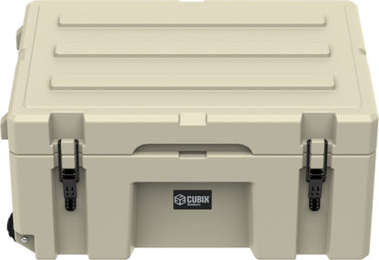Cubix 76L Rolling Cargo Case — Wheeled Rotomolded Gear, Tool &amp; Storage Box