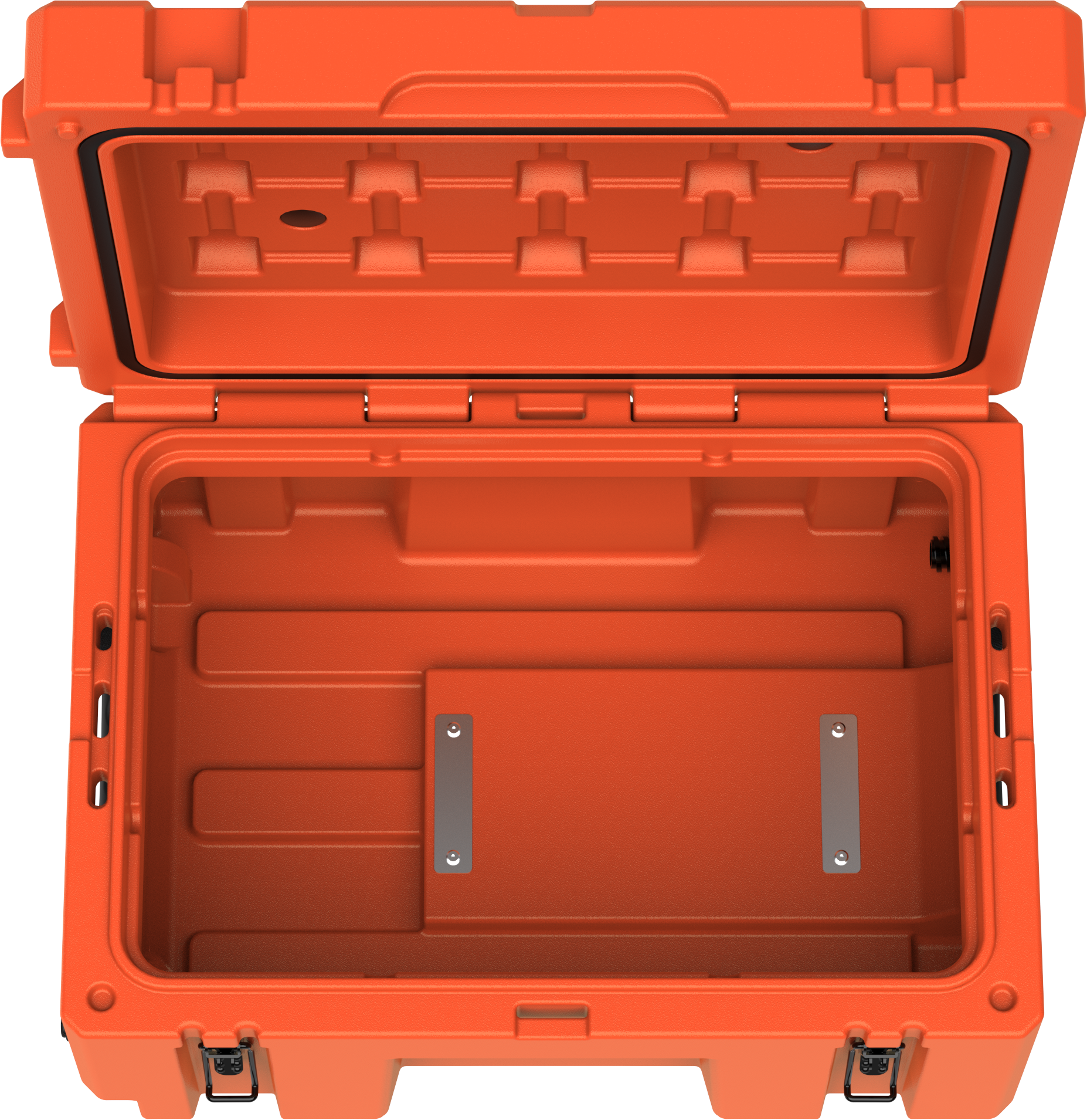 Cubix 76L Rolling Cargo Case — Wheeled Rotomolded Gear, Tool &amp; Storage Box