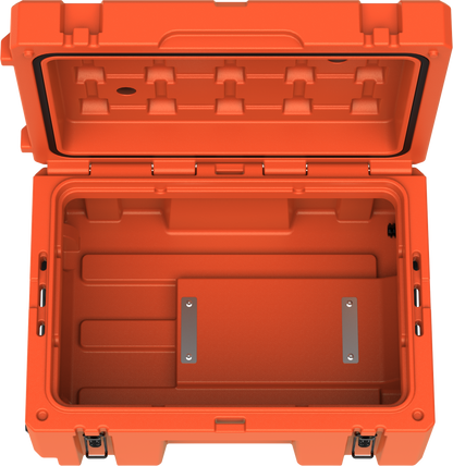 Cubix 76L Rolling Cargo Case — Wheeled Rotomolded Gear, Tool &amp; Storage Box