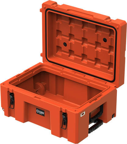 Cubix 76L Rolling Cargo Case — Wheeled Rotomolded Gear, Tool &amp; Storage Box