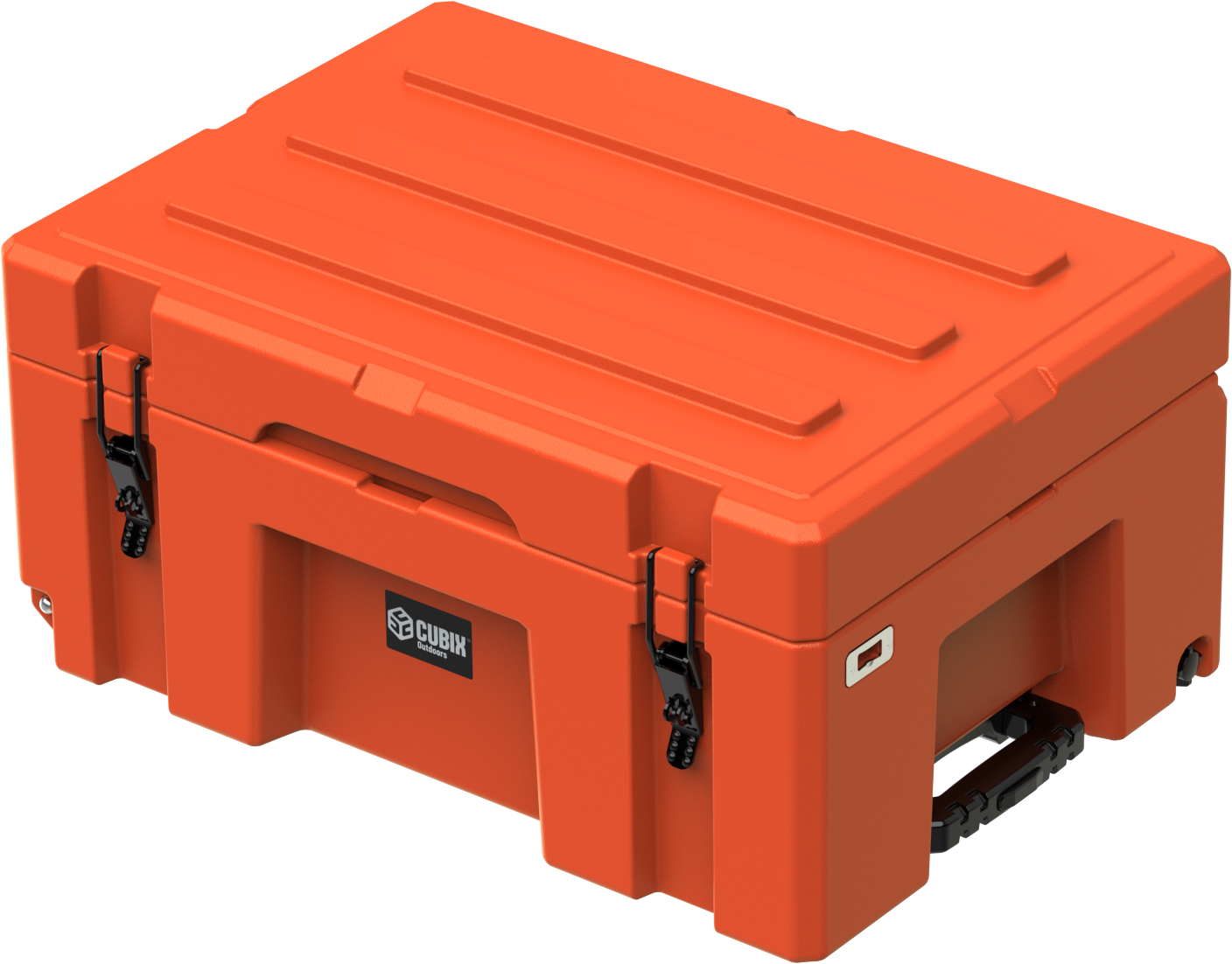 Cubix 76L Rolling Cargo Case — Wheeled Rotomolded Gear, Tool &amp; Storage Box