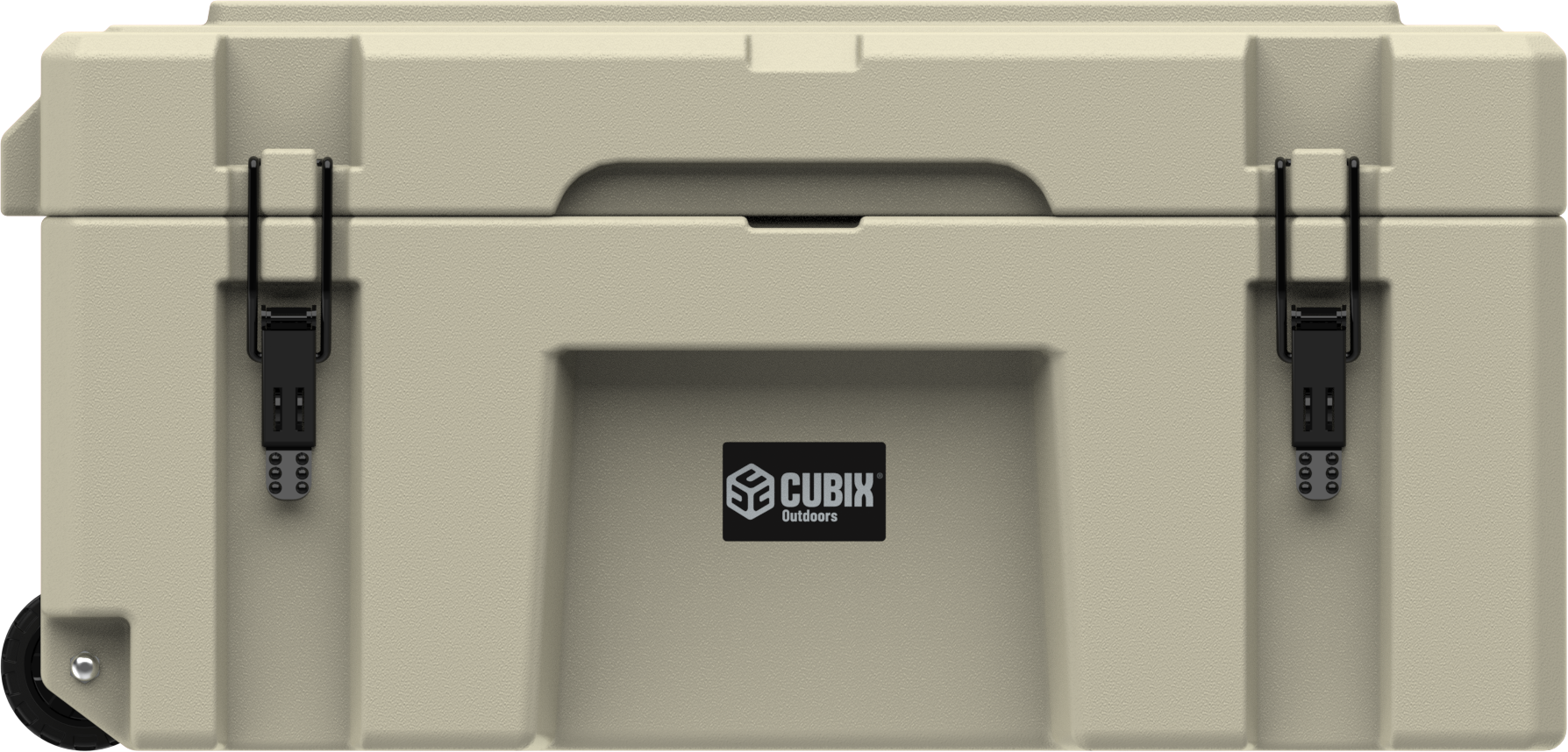 Cubix 76L Rolling Cargo Case — Wheeled Rotomolded Gear, Tool &amp; Storage Box