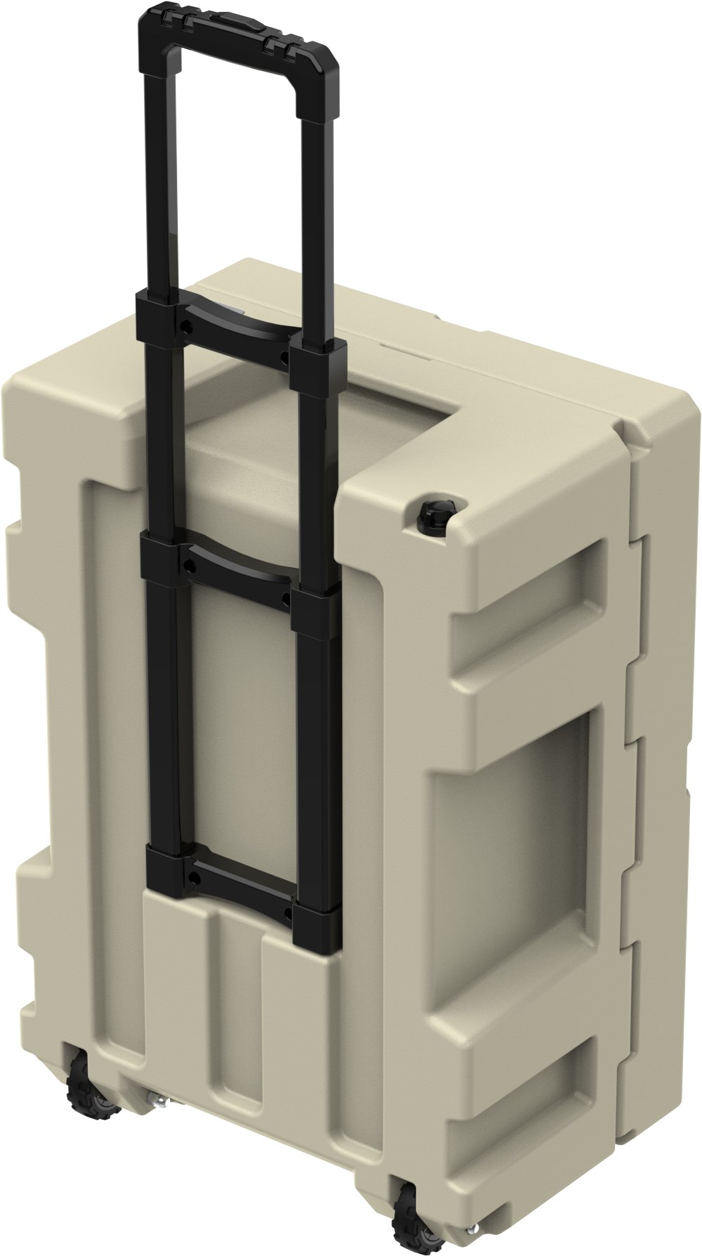 Cubix 76L Rolling Cargo Case — Wheeled Rotomolded Gear, Tool &amp; Storage Box