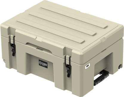 Cubix 76L Rolling Cargo Case — Wheeled Rotomolded Gear, Tool &amp; Storage Box