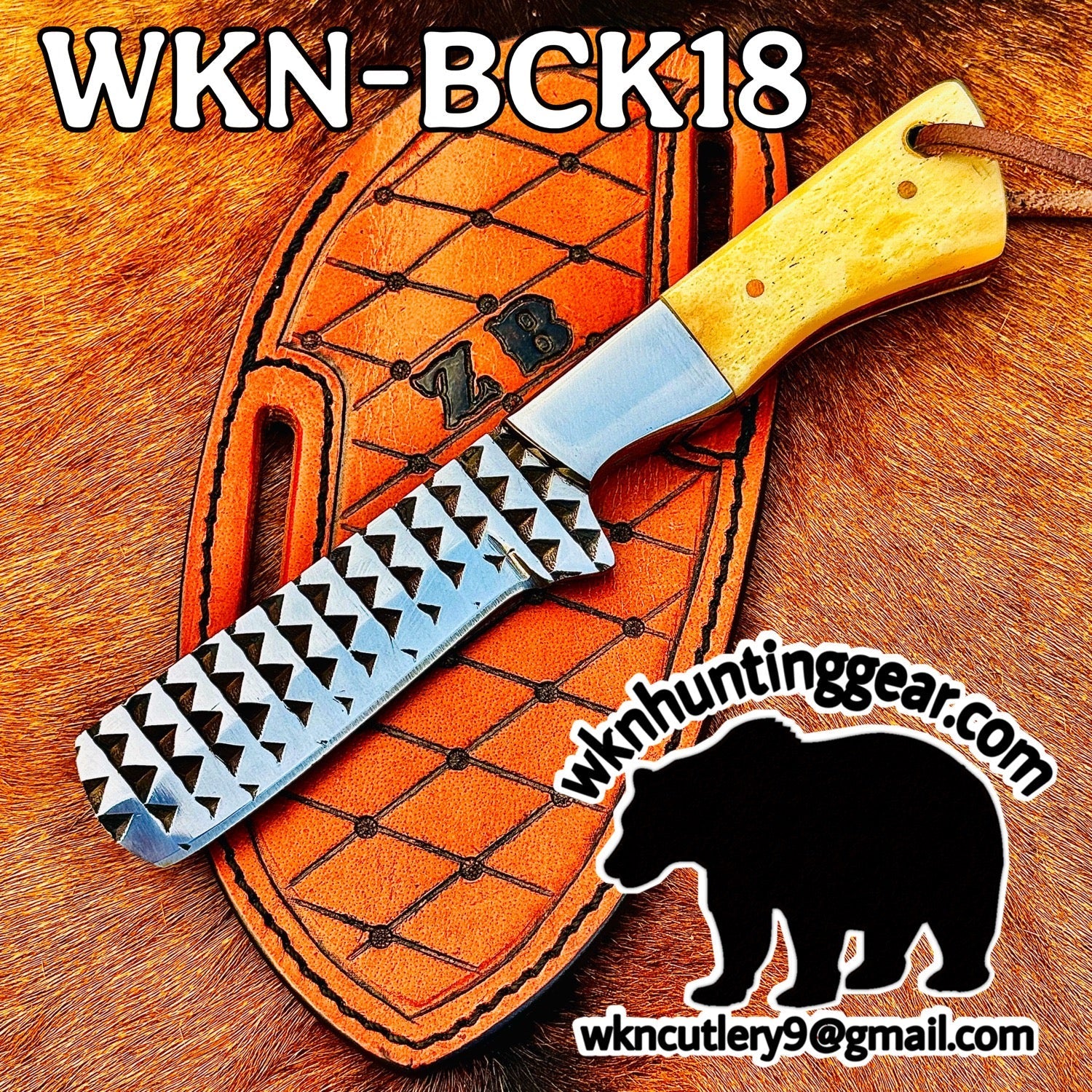 Pyramid File-Work Bull Cutter Knife for Working Cowboys and Collectors