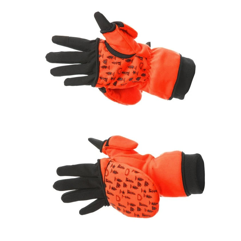 Flip Top 3.0 Mitten with Liner Glove - Blaze