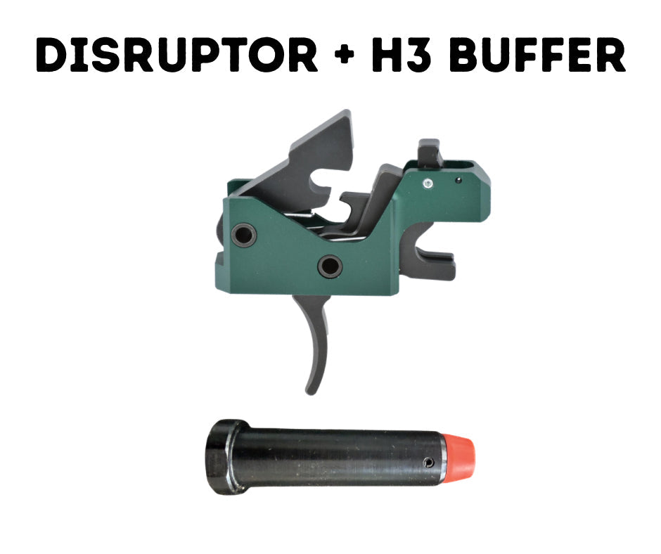 Partisan Disruptor FRT + H3 Buffer Bundle — AR-15 Combo