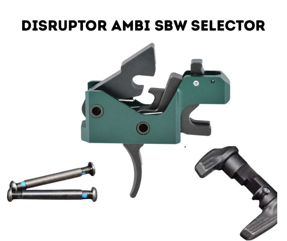 Ambi Disruptor FRT + KAK K-SPEC BCG Combo — No Buffer Upgrade Required | Black or Green
