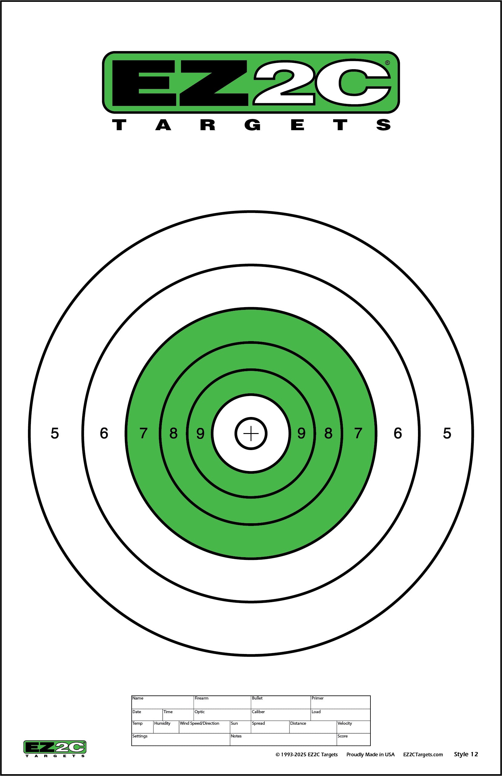 25 EZ2C Targets 