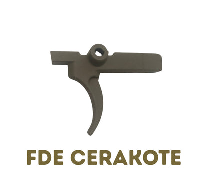 Cerakote Curved Trigger Hoffman Tactical Super Safety  | AR-15 USA Made (trigger Only)
