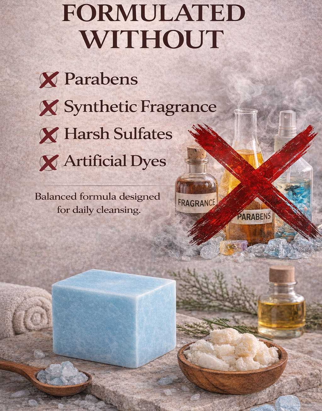 Copper GHKCU Peptide Beef Tallow Soap Bar