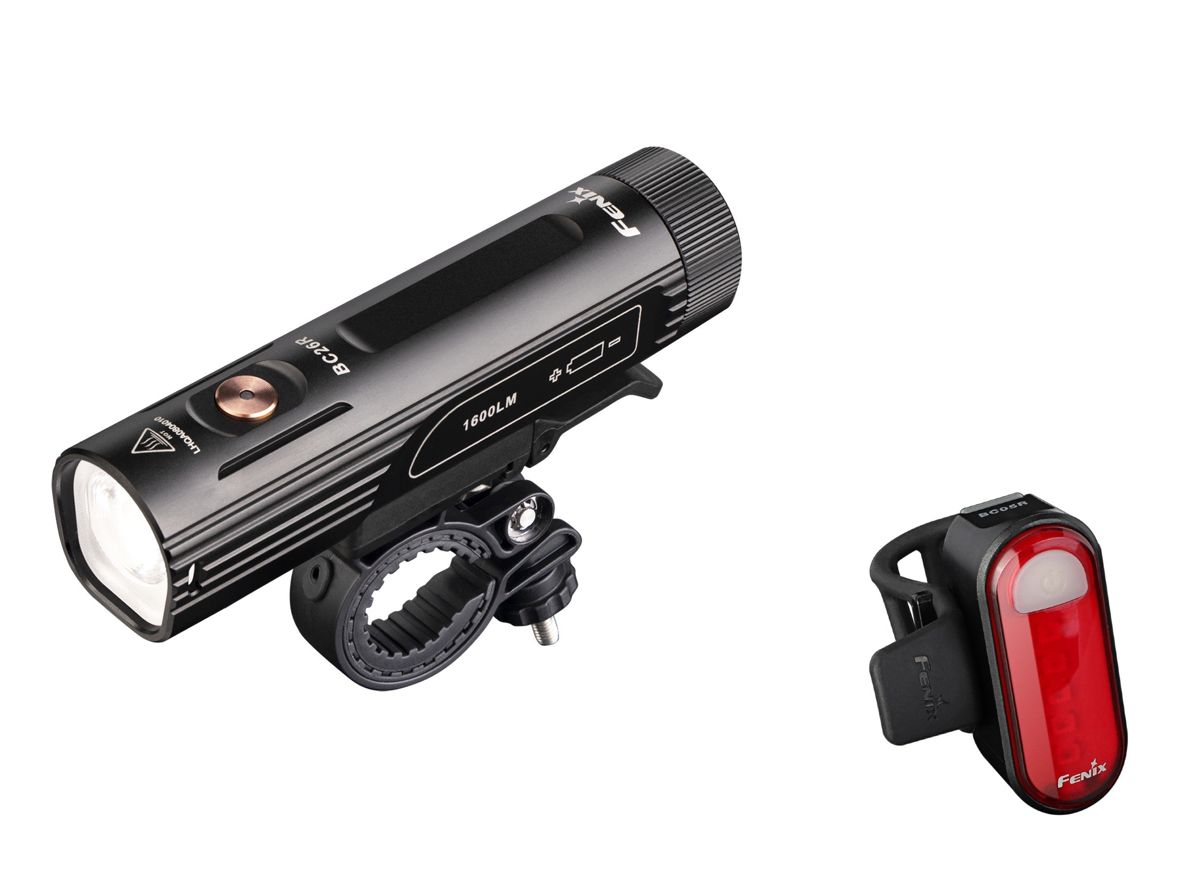 Fenix BC26R LED Bike Light + FREE BC05R V2 Tail Light Bundle -- OPEN BOX