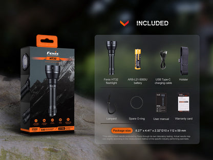 Fenix HT32 Hunting Flashlight with Red &amp; Green Output