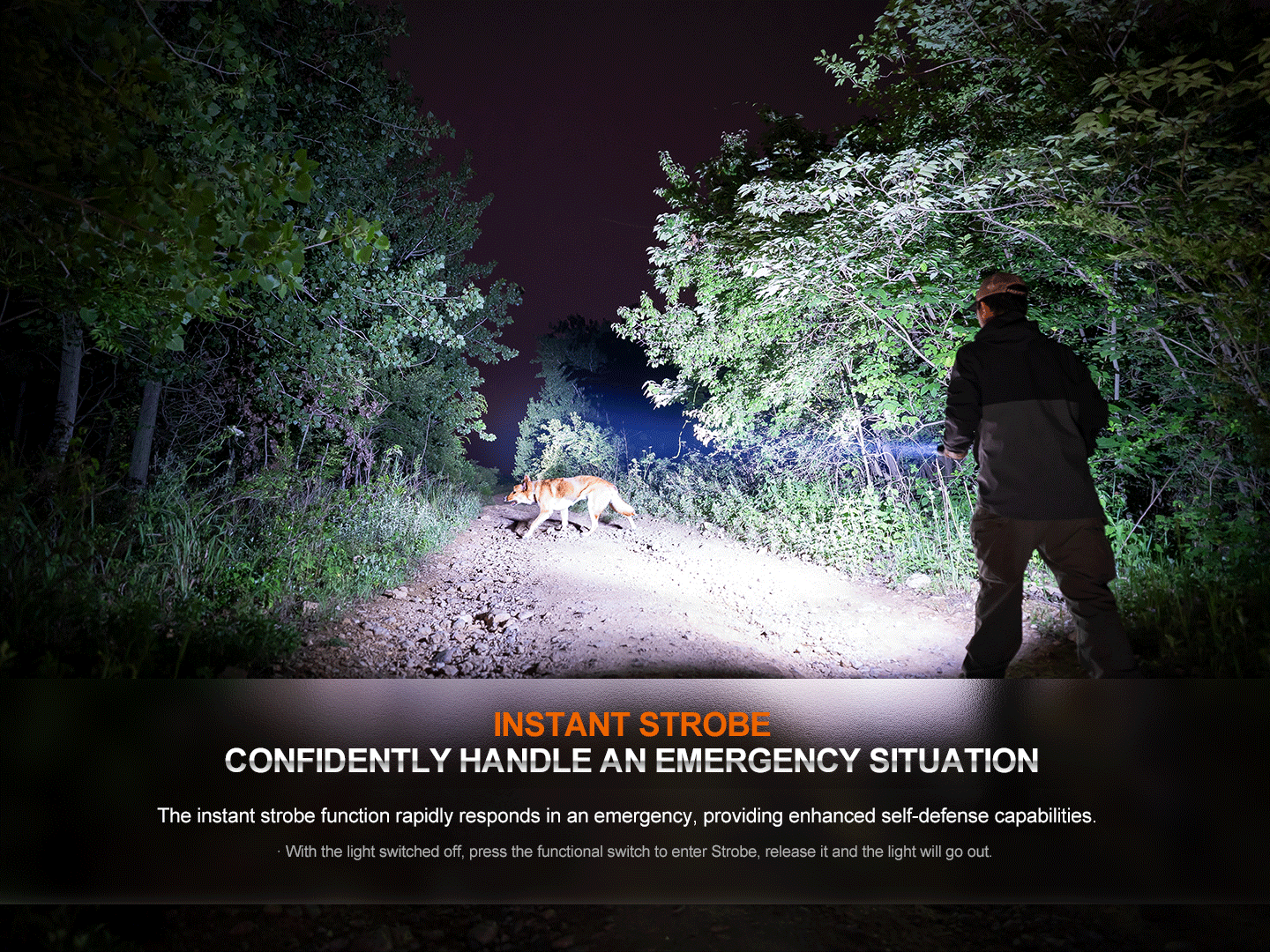 Fenix HT32 Hunting Flashlight with Red &amp; Green Output