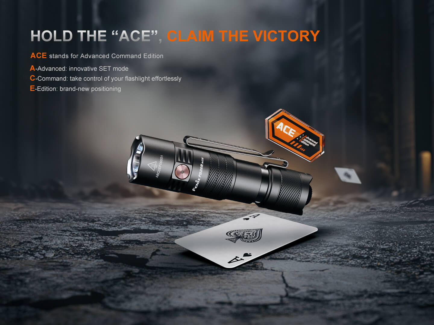 Fenix PD26R ACE Multi-Mode Compact Tactical Flashlight