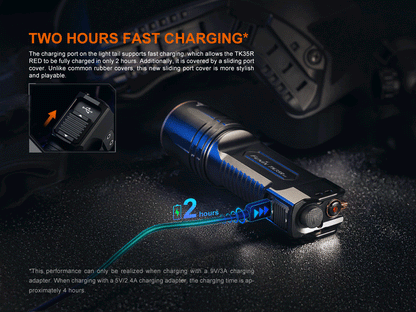 Fenix TK35R Rechargeable High-Performance Tactical Flashlight