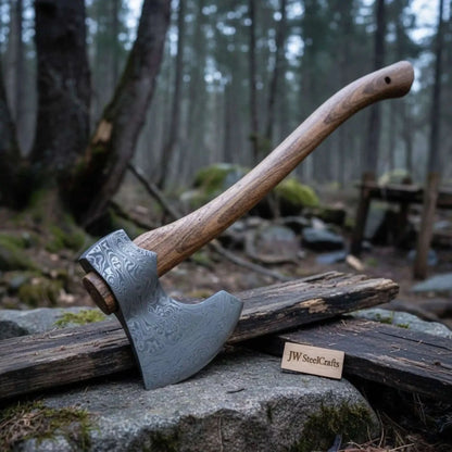 Scandinavian Bushcraft Forest Axe for Chopping, Splitting &amp; Trail Work