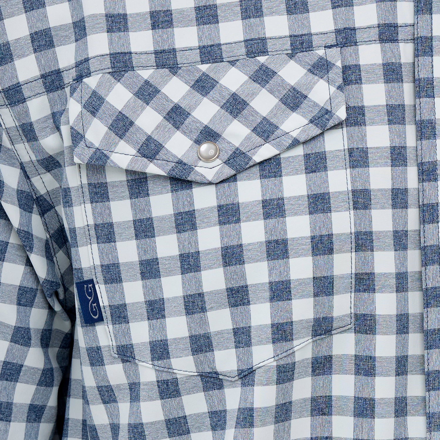 Deep Water Pearl Snap Shirt