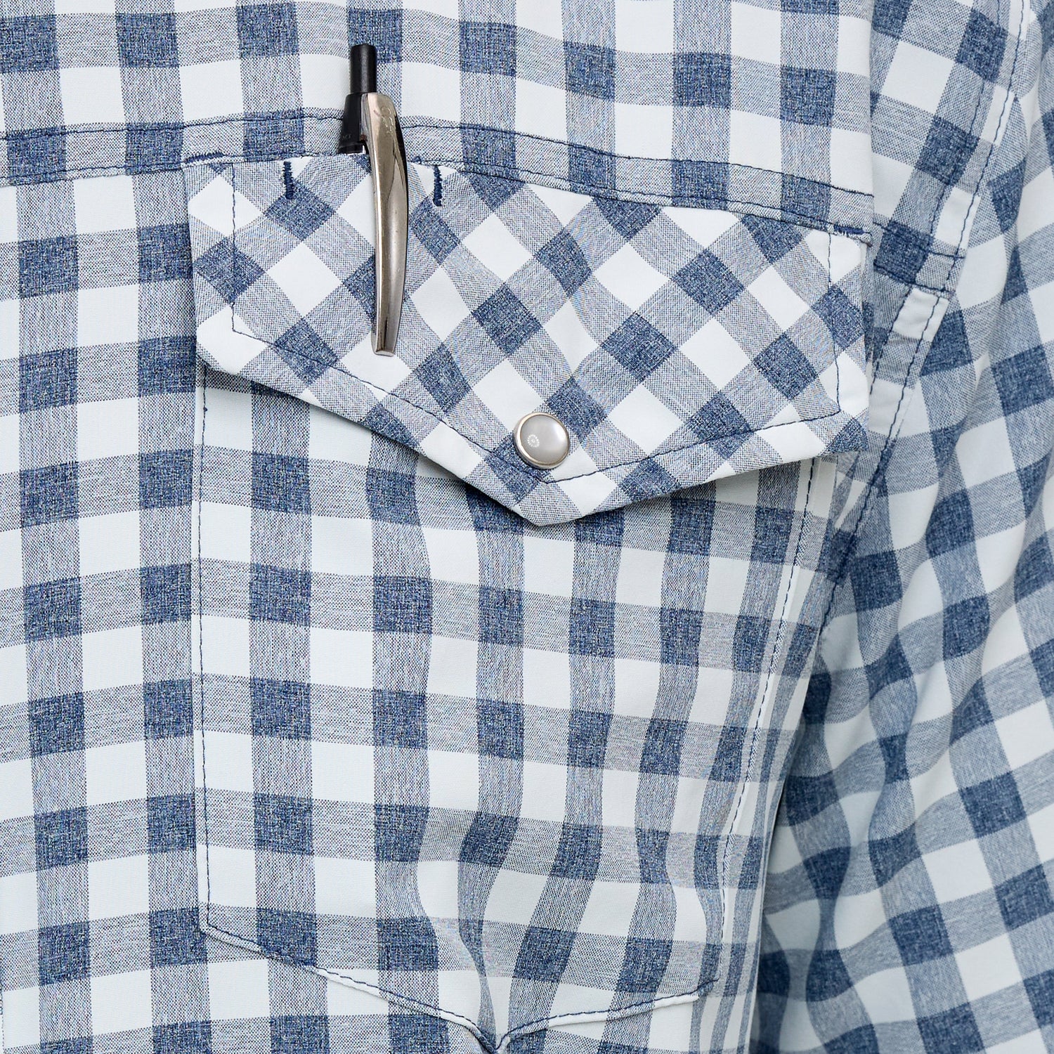 Deep Water Pearl Snap Shirt