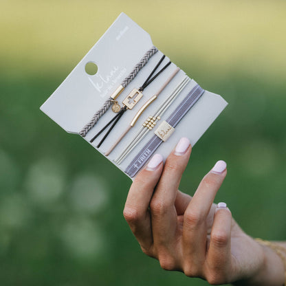 Faith - Hair Tie Bracelet