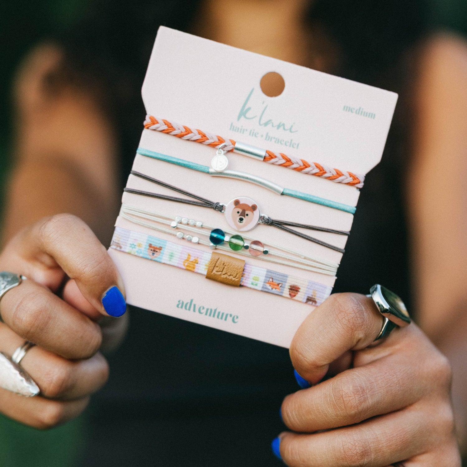 "Adventure" Animal Themed Hair Tie Bracelets