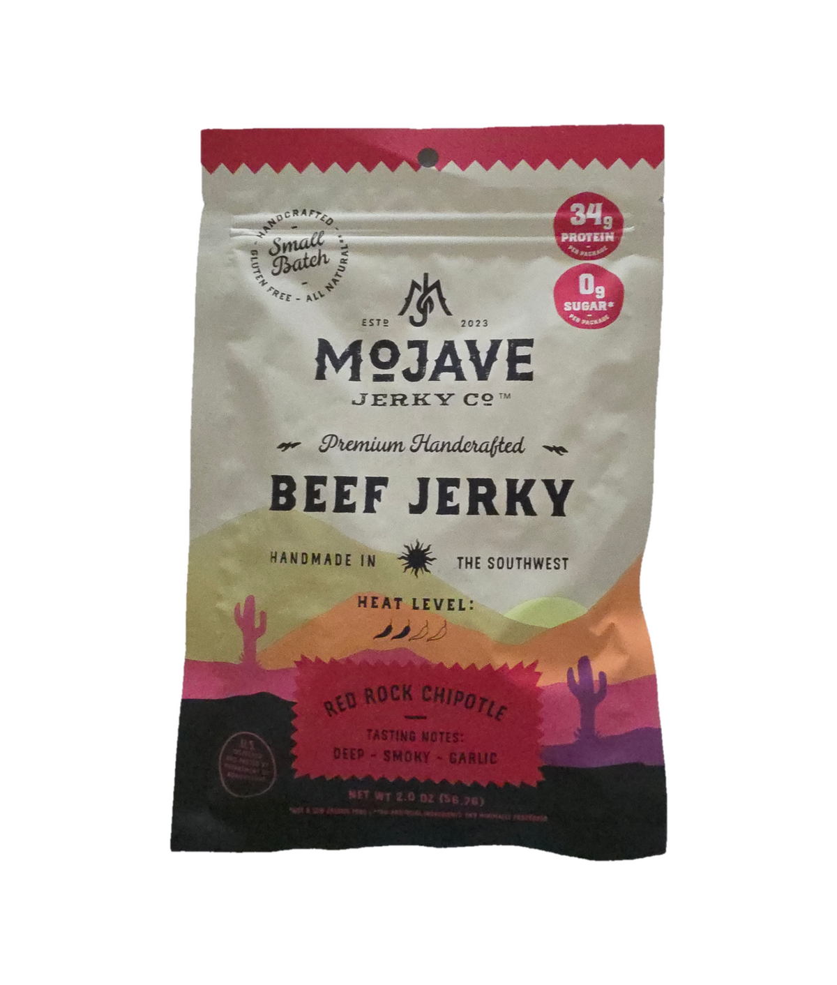 Mojave Red Rock Chipotle Beef Jerky