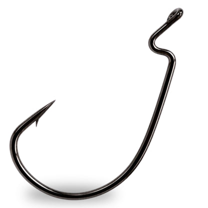 Reaction Tackle Offset EWG Worm Hooks (25-Pack)