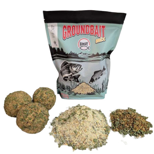 HungryFish GroundBait Mix -  ( Hemp ) 2 lb