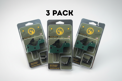 3 pack combo Partisan Forced-Reset Drop-In Cassette Trigger FRT – AR-15 Platform (USA-Made)