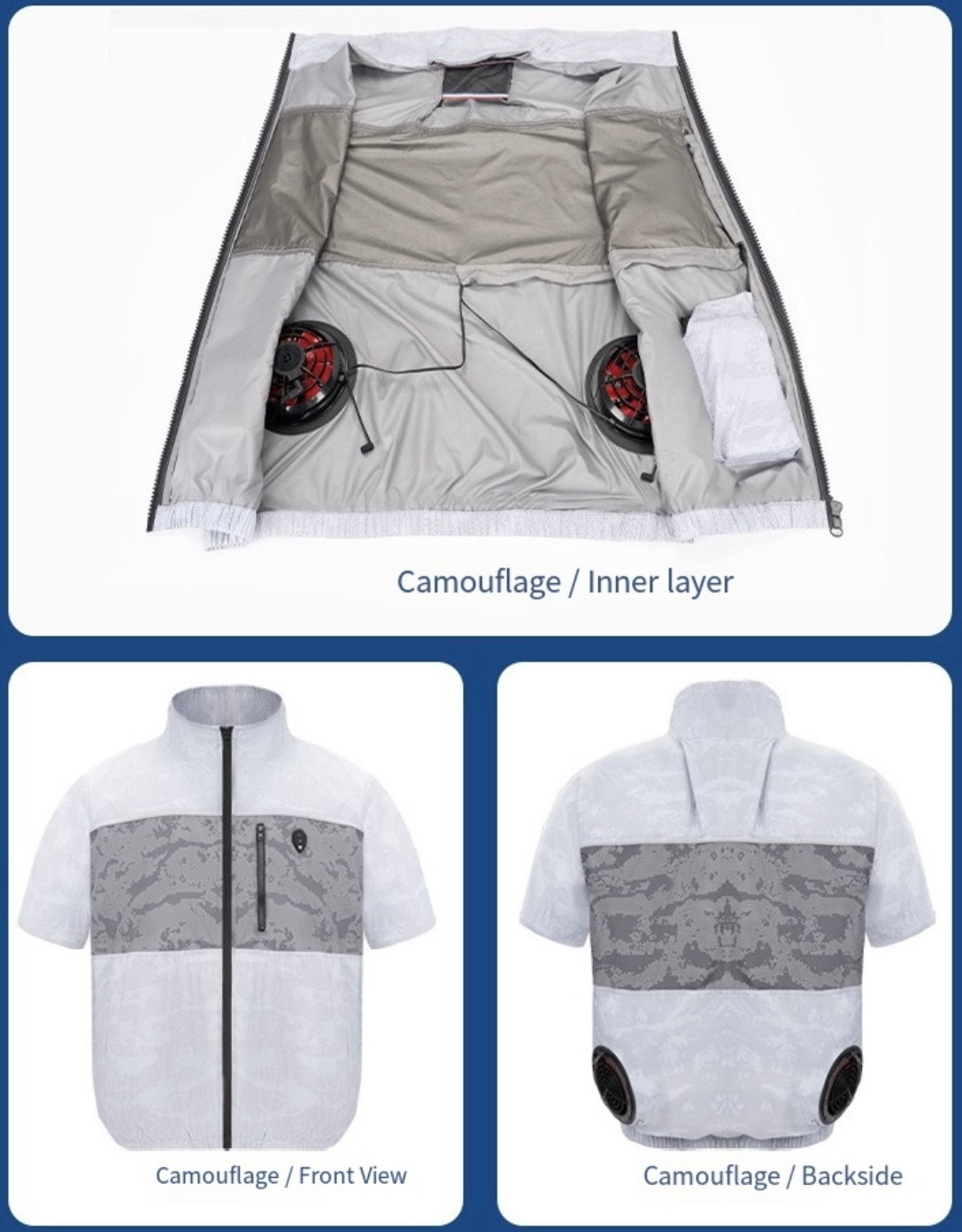 LITEGUEST LED Cooling Fan Jacket – Night Fishing &amp; Outdoor Summer Gear