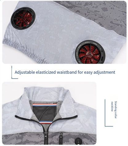 LITEGUEST LED Cooling Fan Jacket – Night Fishing &amp; Outdoor Summer Gear