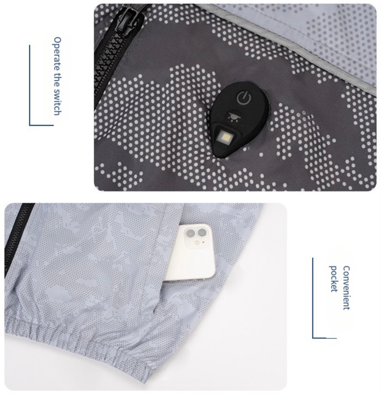 LITEGUEST LED Cooling Fan Jacket – Night Fishing &amp; Outdoor Summer Gear