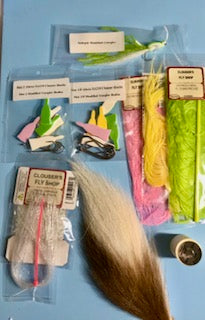 Gurgler Tying Kit (Light Color Kit) Size 1/0 &amp; 2