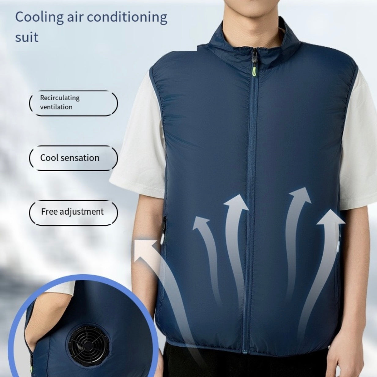 LITEGUEST UPF50 Cooling Fan Vest – Dual Fans &amp; Tactical Pockets