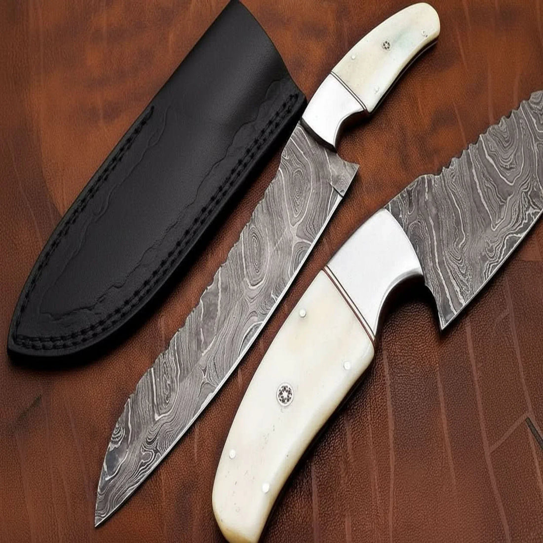 Smart &amp; Sharp Custom Handmade Damascus Chef Knife/Kitchen Knife DK-0256