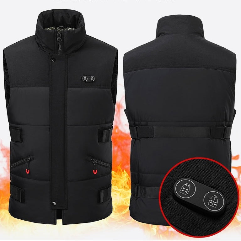 LITEGUEST 8-Zone Heated Vest – Dual Control &amp; Adjustable Fit
