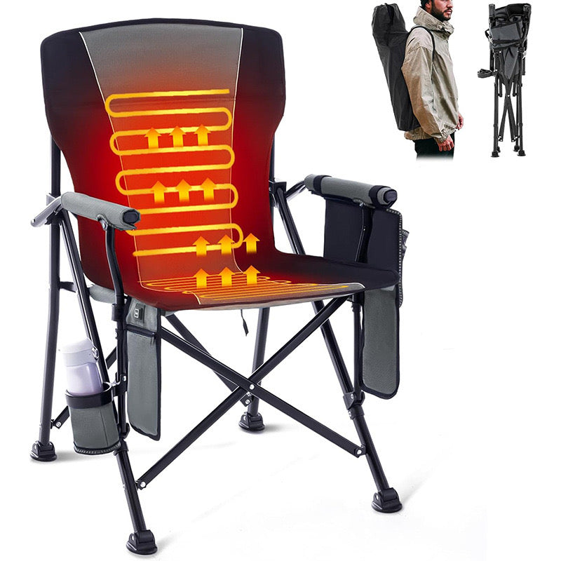 LITEGUEST Heated Camping Chair | USB Heated Folding Chair