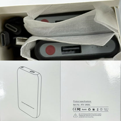 LITEGUEST Mini 5000mAh Power Bank Set with 3 Heat Levels &amp; App Control
