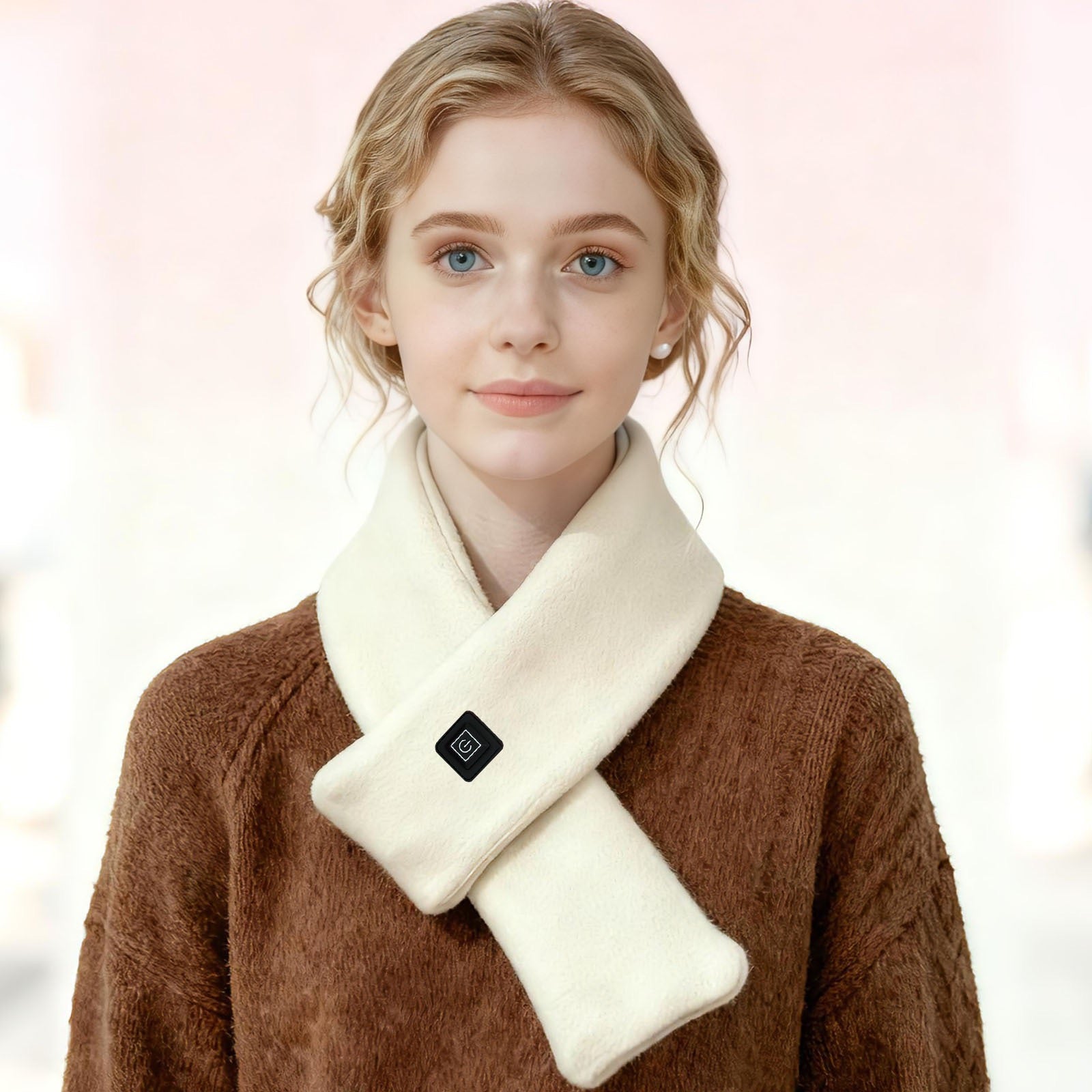 LITEGUEST USB Heated Neck Scarf – Winter Outdoor &amp; Travel Comfort