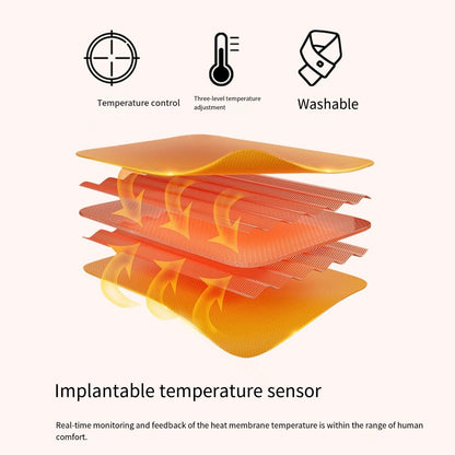 LITEGUEST USB Heated Neck Scarf – Winter Outdoor &amp; Travel Comfort