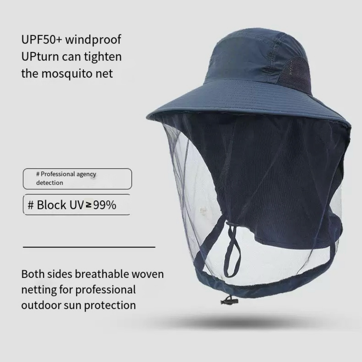 LITEGUEST Mosquito-Proof Fishing Hat – Full Coverage &amp; UPF50+