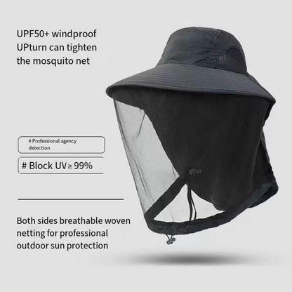 LITEGUEST Mosquito-Proof Fishing Hat – Full Coverage &amp; UPF50+